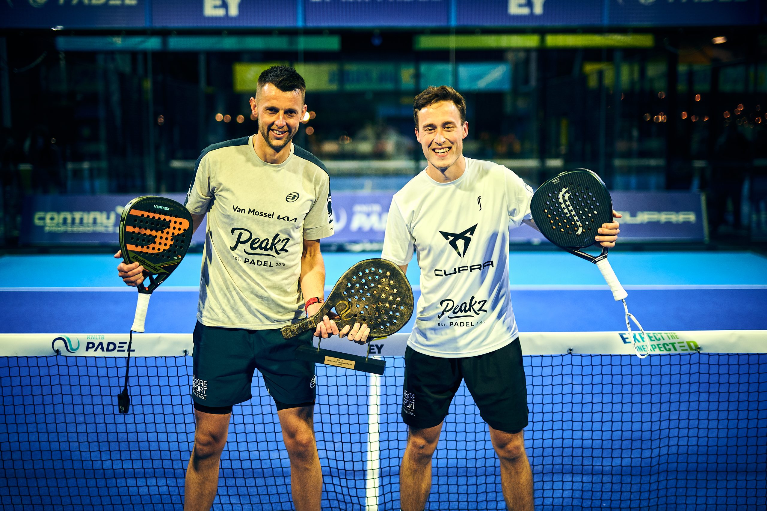 Padelclinic in actie